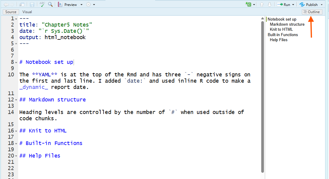 Figure 1. Screenshot of R Markdown formatting